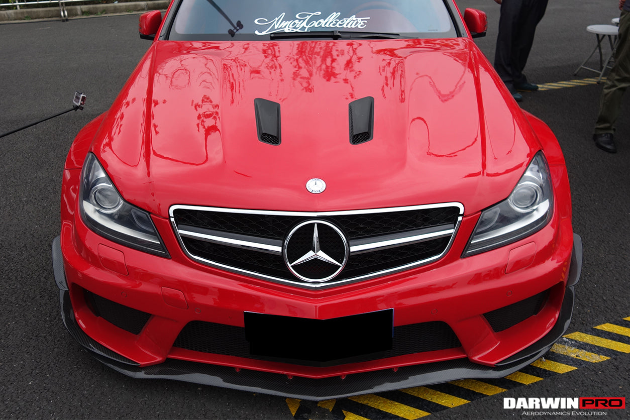 2012-2014 Mercedes Benz W204 C63 AMG Sedan BKSS Style Wide Full Body Kit - DarwinPRO Aerodynamics