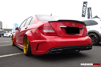 2012-2014 Mercedes Benz W204 C63 AMG Sedan BKSS Style Wide Full Body Kit - DarwinPRO Aerodynamics
