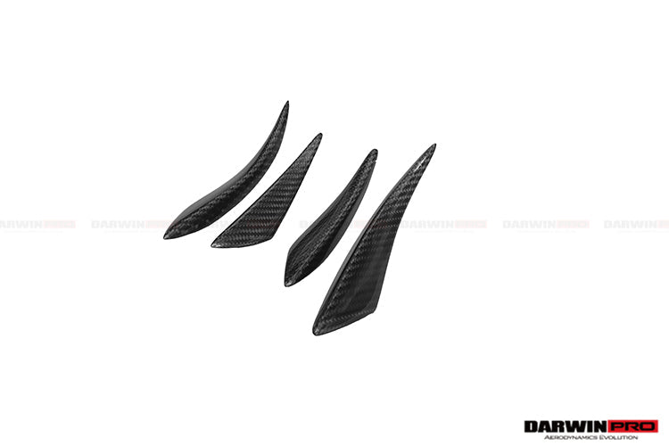 2014-2020 BMW M3/M4 BKSS Style Carbon Fiber Canards - DarwinPRO Aerodynamics