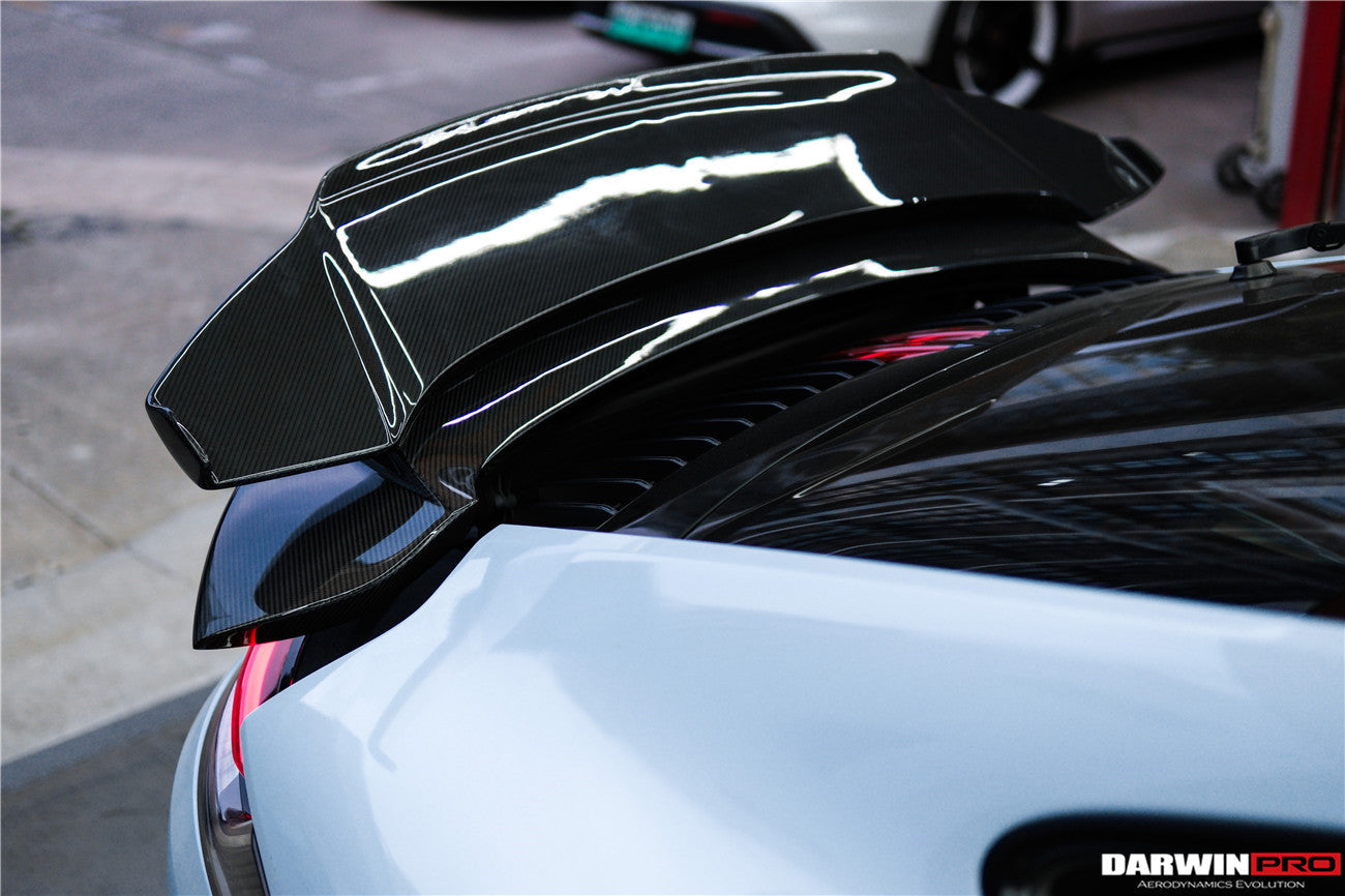 2019-2023 Porsche 911 992 Targa / Cabriolet BKSSII Style Trunk Wing - DarwinPRO Aerodynamics