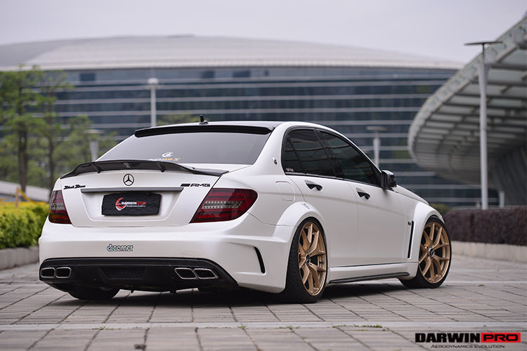 2012-2014 Mercedes Benz W204 C Class Sedan BKSS Style Wide Full Body Kit - DarwinPRO Aerodynamics