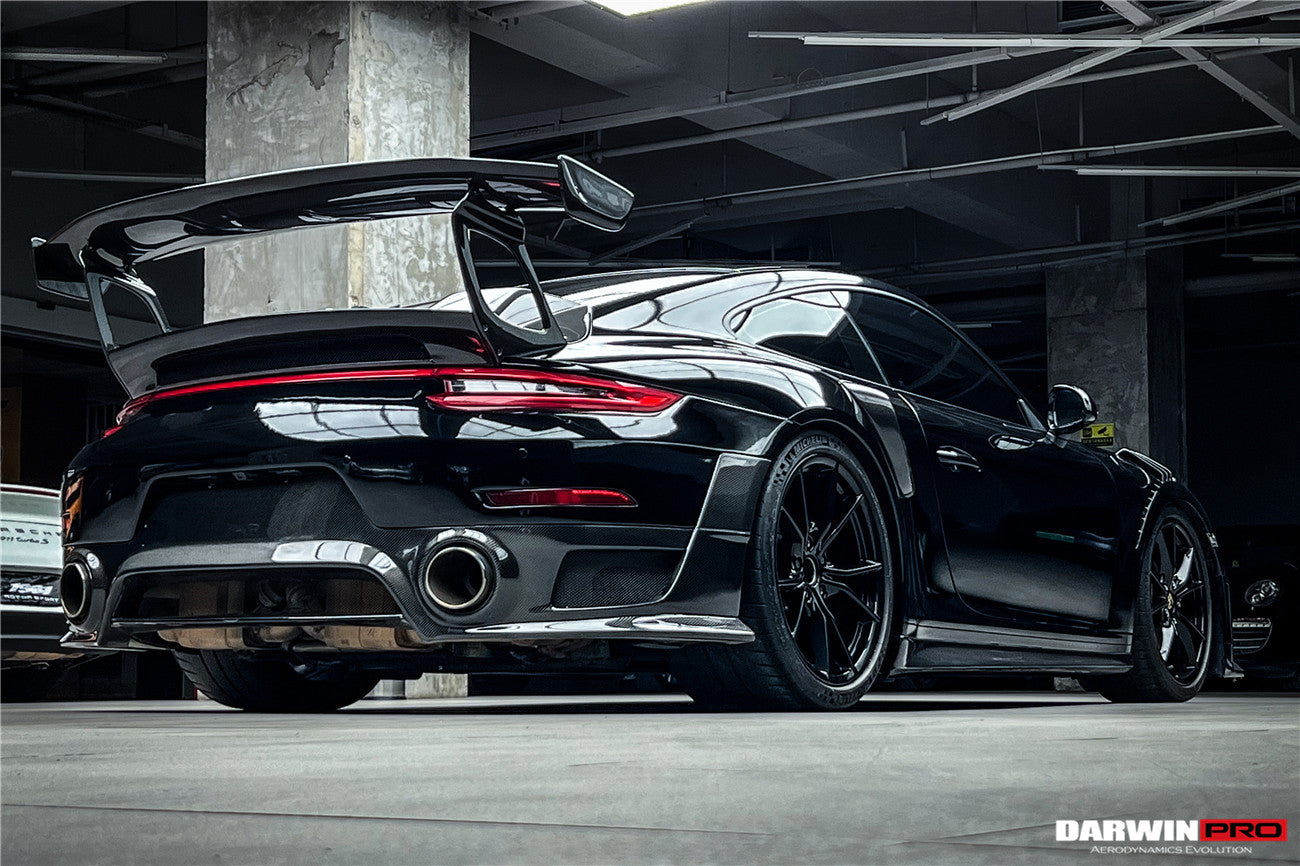 2016-2018 Porsche 911 991.2 Carrera/Targa 4/4S GT2RS Style Carbon Fiber Quarter Panel Side Scoops - DarwinPRO Aerodynamics