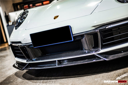 2019-2023 Porsche 911 992 Carrera S/4/4S/Targa/Cabriolet BKSS Style Front Lip - DarwinPRO Aerodynamics