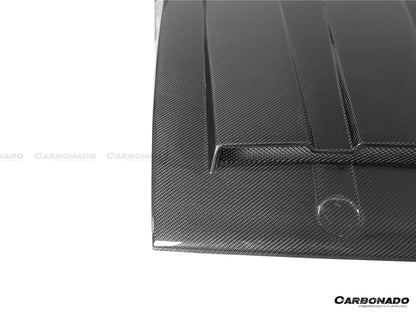 2019-2023 Mercedes Benz G-Class W464 G-Wagon BR Style Hood Scoop - Carbonado