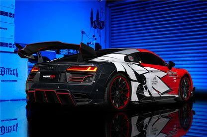 2016-2018 Audi R8 Coupe/Spyder iMPII Carbon Fiber Side Skirts Add on - DarwinPRO Aerodynamics