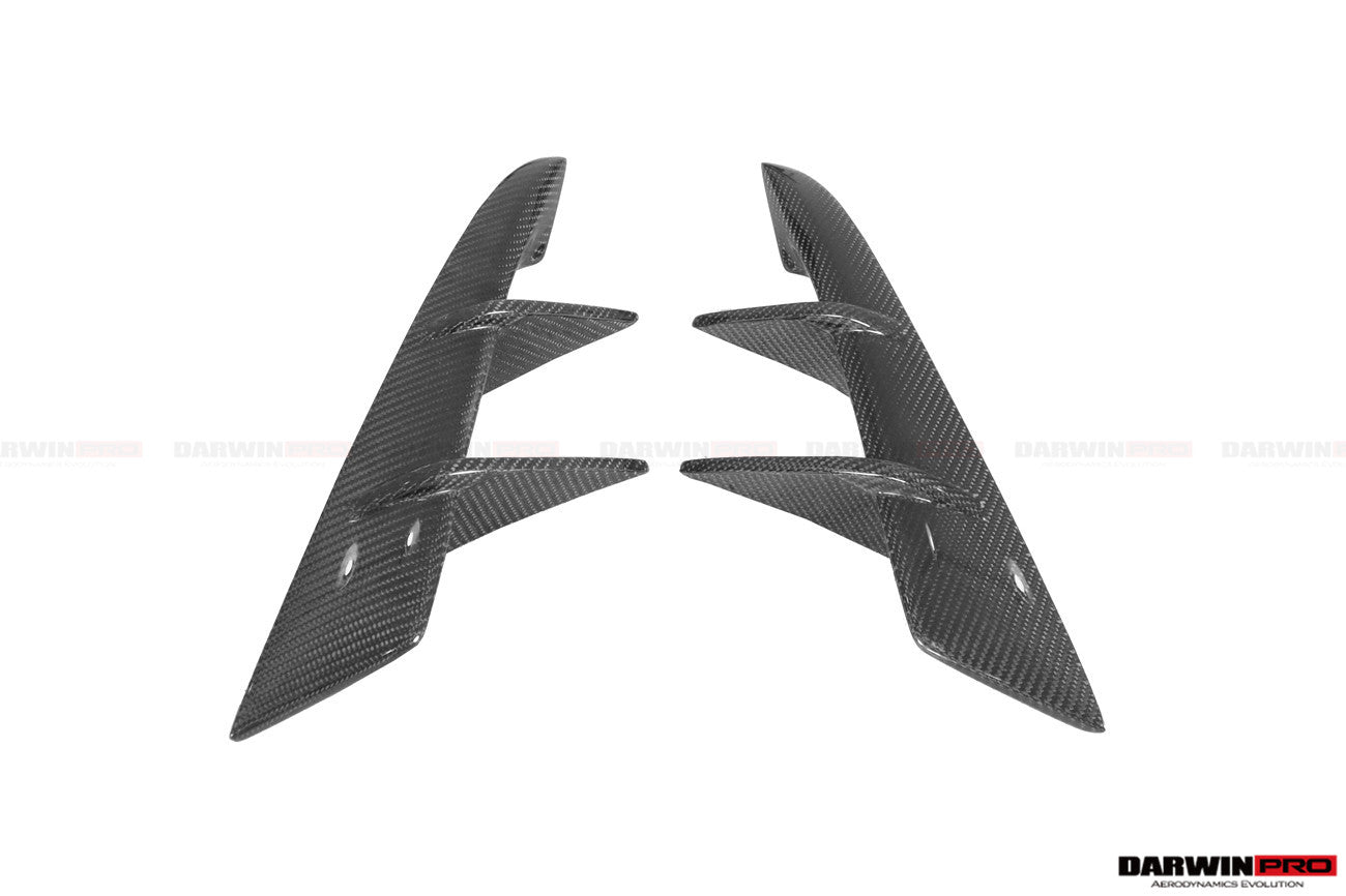 2019-UP Toyota GR Supra (J29/DB) A90 A91 BKSS Style Carbon Fiber Front Bumper Vents - DarwinPRO Aerodynamics