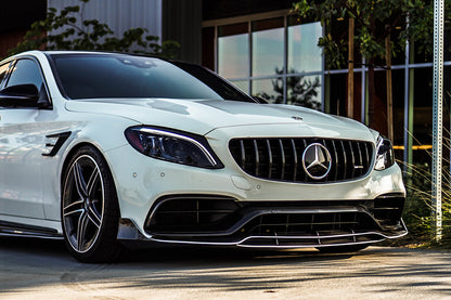 2015-2021 Mercedes Benz W205 C63/S AMG Sedan BR Style Front Lip - Carbonado