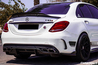 2015-2021 Mercedes Benz C63 AMG C-Class W205 Sedan RT Style Trunk Spoiler - Carbonado Aero