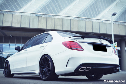 2015-2021 Mercedes Benz C-Class W205 Sedan RT-II Style Trunk Spoiler - Carbonado Aero