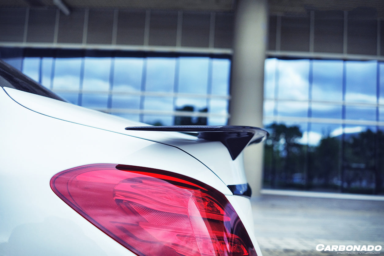 2015-2021 Mercedes Benz C-Class W205 Sedan RT-II Style Trunk Spoiler - Carbonado Aero