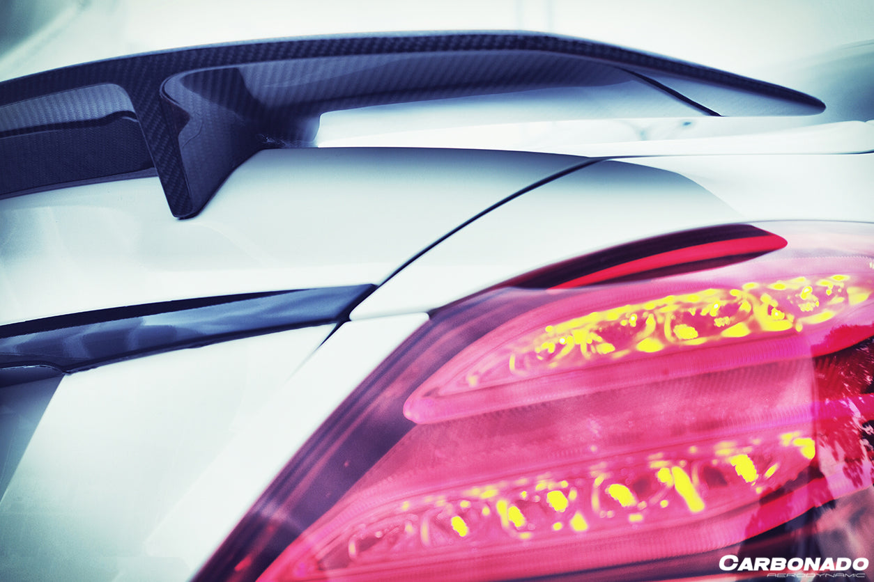 2015-2021 Mercedes Benz C-Class W205 Sedan RT-II Style Trunk Spoiler - Carbonado Aero