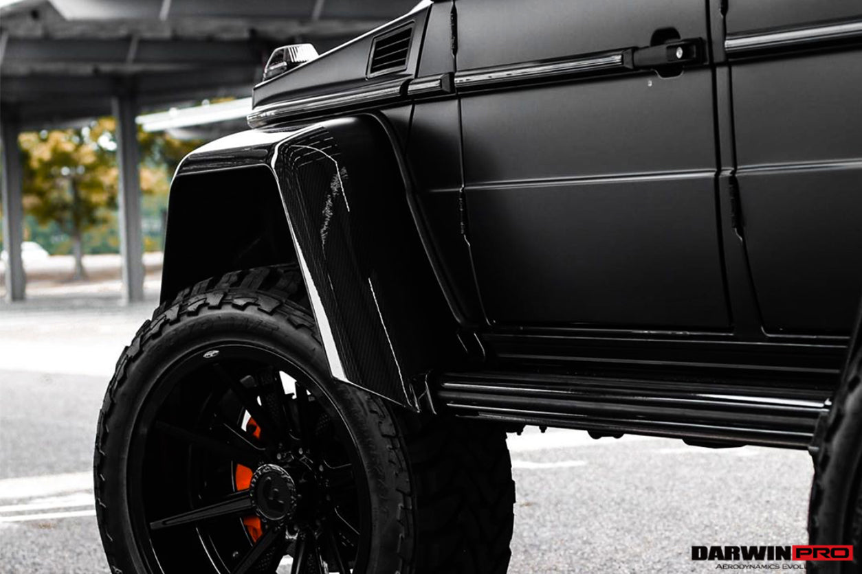2012-2018 Mercedes Benz G Wagon G Class W463 4X4 Carbon Fiber Fender Flare - DarwinPRO Aerodynamics