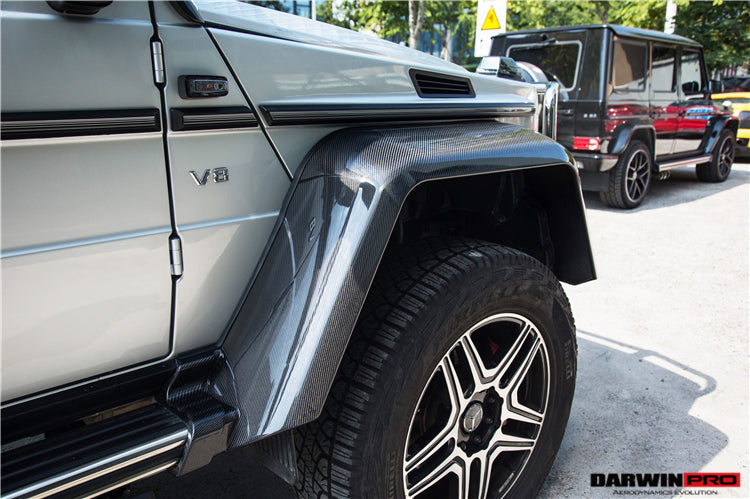 2012-2018 Mercedes Benz G Wagon G Class W463 4X4 Carbon Fiber Fender Flare - DarwinPRO Aerodynamics