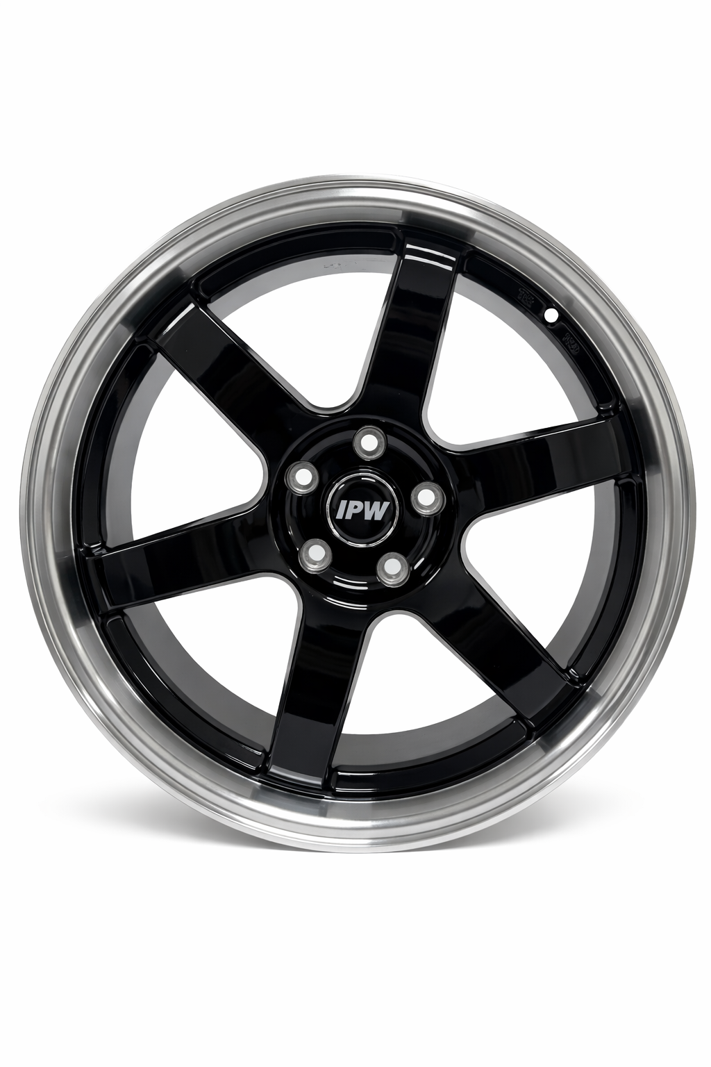 E500 Black Machined Lip 19x8.5 ET30 5x112 - Square Set (4 Wheels)