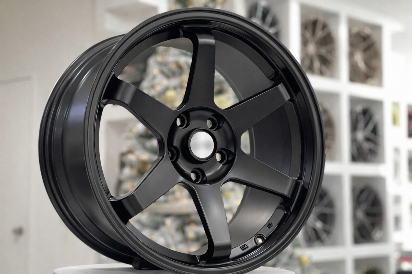 E500 Satin Black 18x9.0 ET30 5.114 - Square Set (4 Wheels)