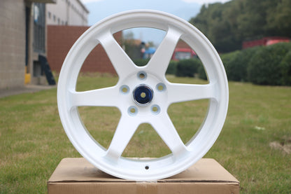E500 White 15x7.0 ET30 4.100 - Square Set (4 Wheels)
