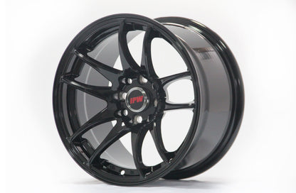 E501 Gloss Black 15x8.0 ET20 4.100.114 - Square Set (4 Wheels)