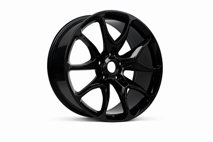 E502 Satin Black 22x10.0 ET45 5.127 - Square Set (4 Wheels)