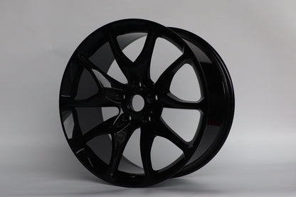 E502 Satin Black 22x10.0 ET45 5.127 - Square Set (4 Wheels)