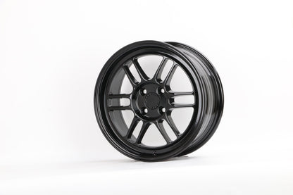 E509 Gloss Black 16x7.0 ET35 4.100 - Square Set (4 Wheels)