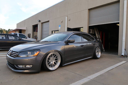 Aodhan DS06 Silver w/Machined Face - 18x8.5 +35 / 18x9.5 +22 5x114.3 (Staggered Set of 4)