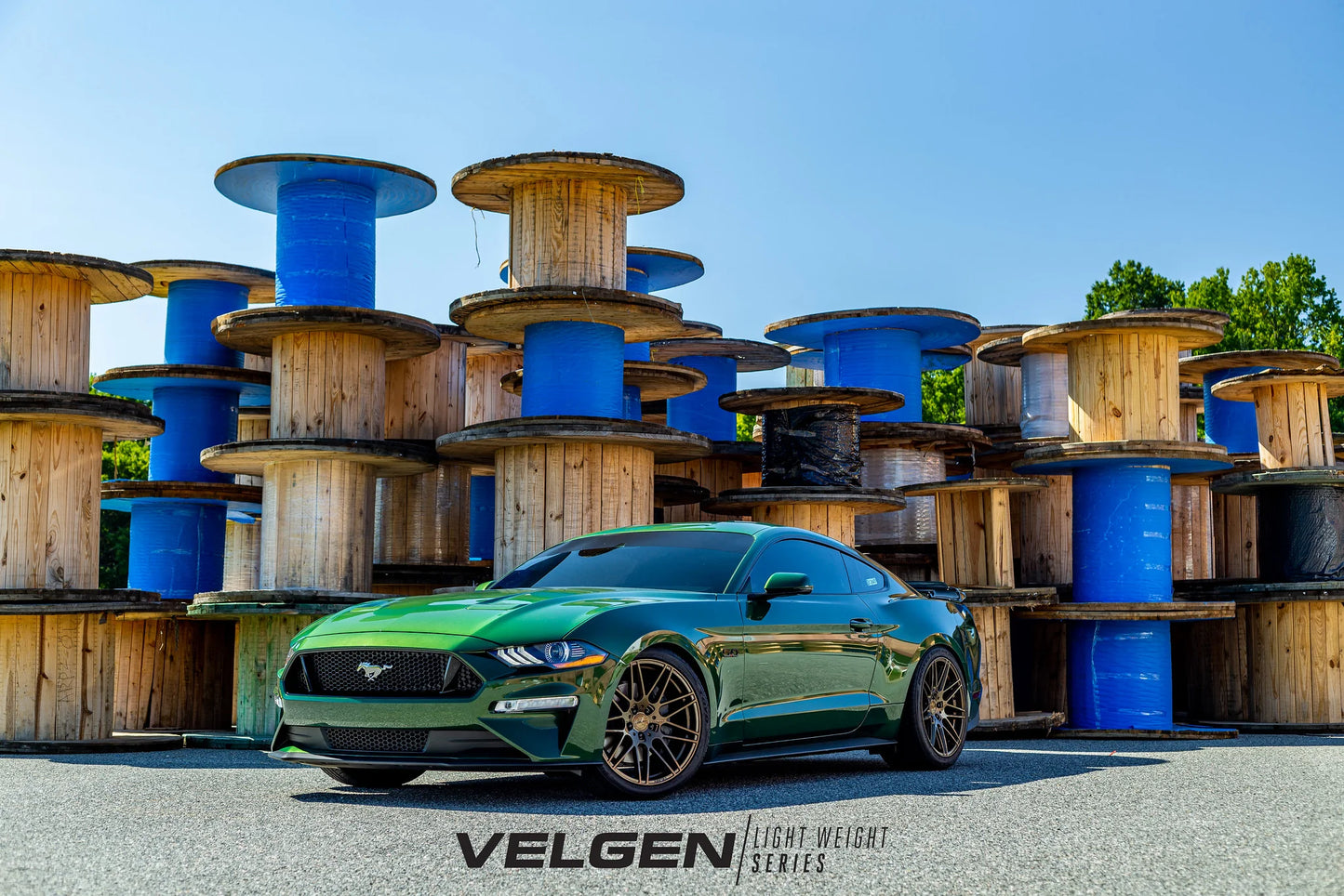 20" Velgen VF9 Gloss Bronze 5x115 ( Staggered Set ) ( Set of 4 )
