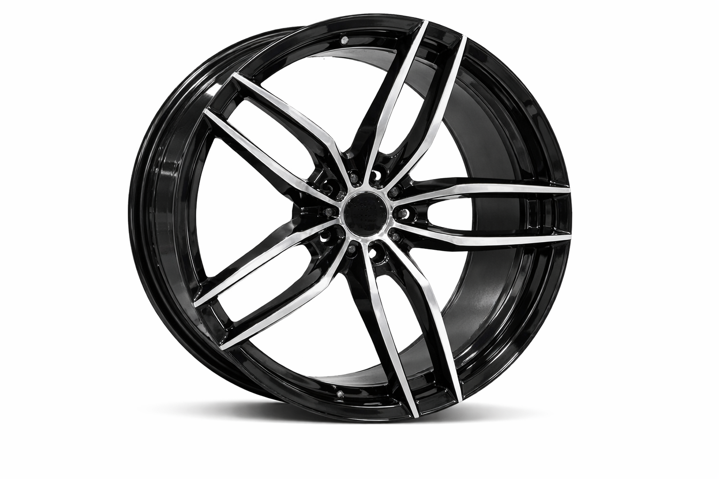 E524 Black Machined Face 20x9.5 ET35 5.114 - Square Set (4 Wheels)