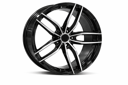 E524 Black Machined Face 20x9.5 ET35 5.114 - Square Set (4 Wheels)