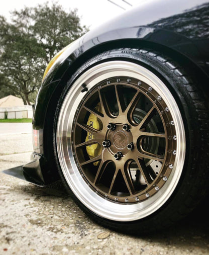 Aodhan DS06 Bronze w/Machined Lip - 18x8.5 +35 5x114.3 (Square Set of 4)