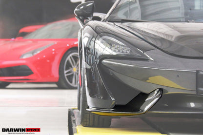 2015-2020 McLaren 540c/570s Front Bumper Side Splitter - DarwinPRO Aerodynamics