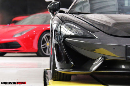 2015-2020 McLaren 540c/570s Front Bumper Side Splitter - DarwinPRO Aerodynamics