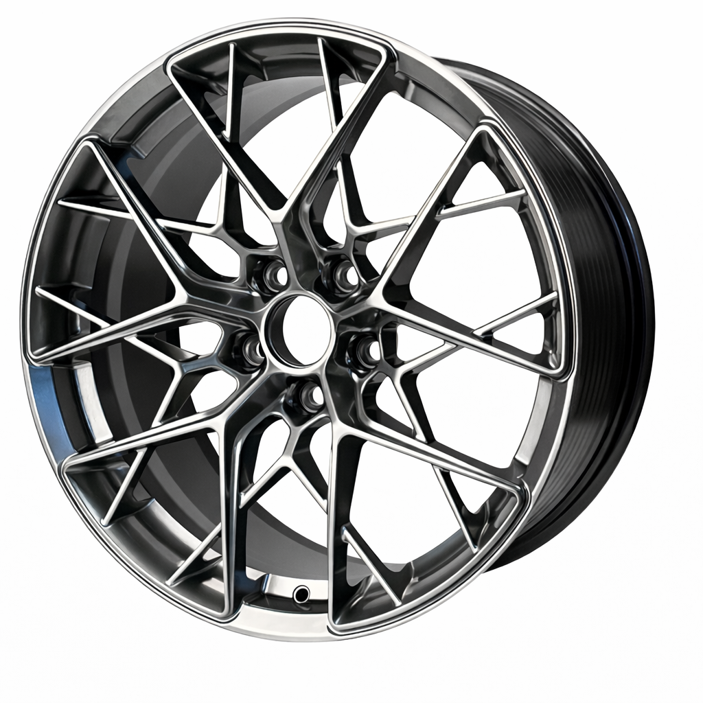 E537 Hyper Black 19x8.5 ET35 5.114 – (Square Set of 4)