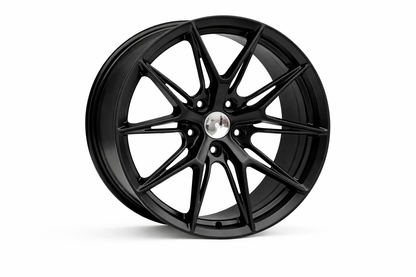 E538 Satin Black 18x8 ET35 5x112 – (Square Set of 4)
