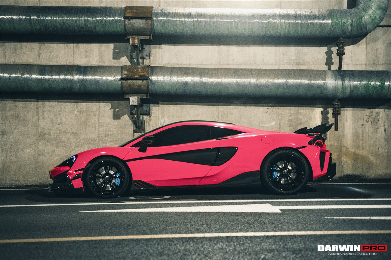 2015-2021 McLaren 600lt 540C 570S BKSS Style Cabon Fiber Side Skirts Under Board - DarwinPRO Aerodynamics