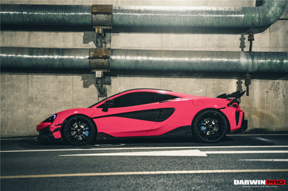 2015-2021 McLaren 600lt 540C 570S BKSS Style Cabon Fiber Side Skirts Under Board - DarwinPRO Aerodynamics