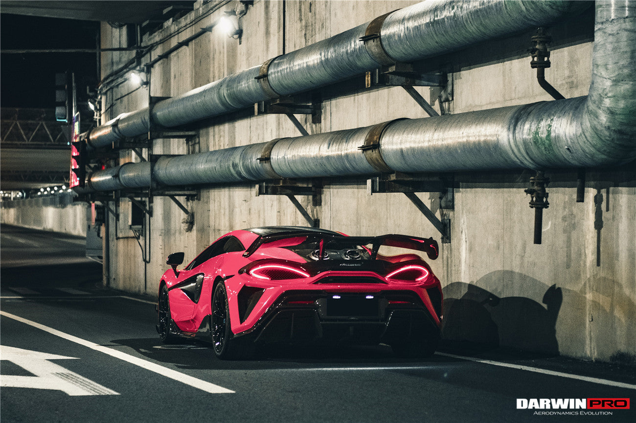 2015-2021 McLaren 540c/570s BKSS Style Rear Bumper and Wing and Engine Trunk and Exhaust - DarwinPRO Aerodynamics