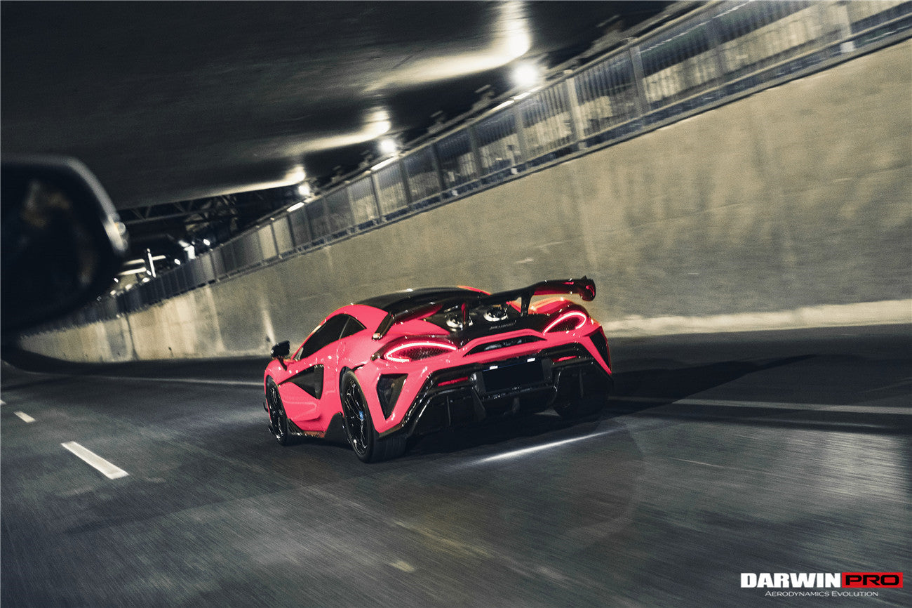 2015-2021 McLaren 540c/570s BKSS Style Rear Bumper and Wing and Engine Trunk and Exhaust - DarwinPRO Aerodynamics