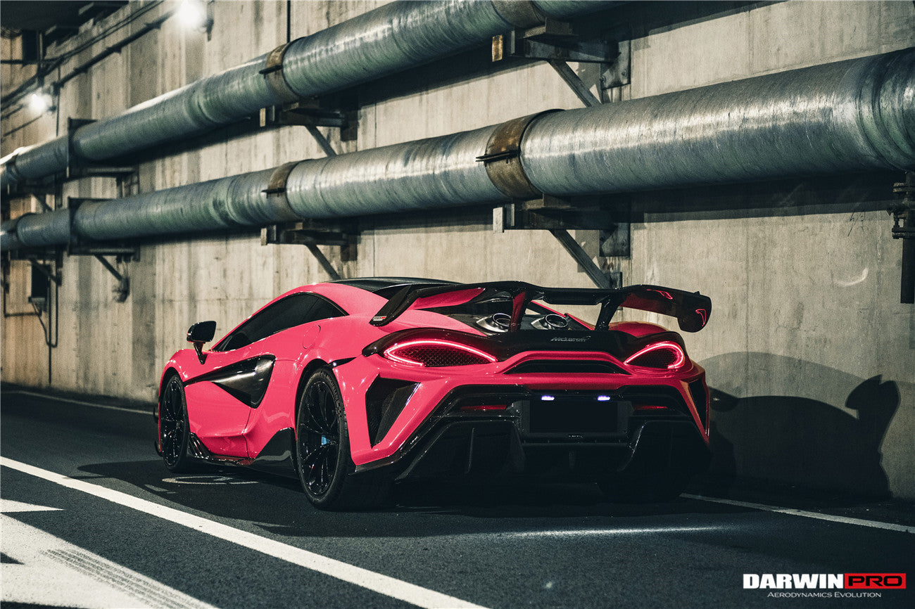 2015-2021 McLaren 540c/570s BKSS Style Rear Bumper and Wing and Engine Trunk and Exhaust - DarwinPRO Aerodynamics
