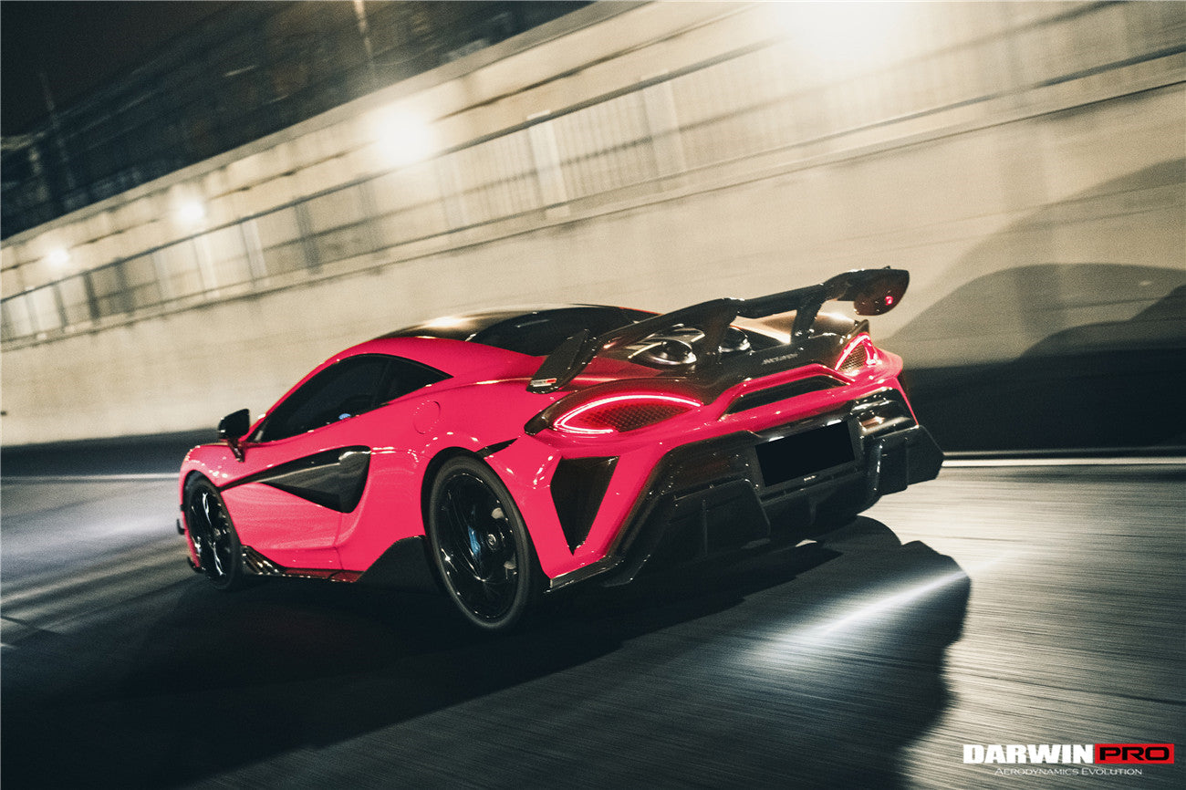 2015-2021 McLaren 540c/570s BKSS Style Rear Bumper and Wing and Engine Trunk and Exhaust - DarwinPRO Aerodynamics