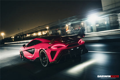 2015-2021 McLaren 540c/570s BKSS Style Rear Bumper and Wing and Engine Trunk and Exhaust - DarwinPRO Aerodynamics