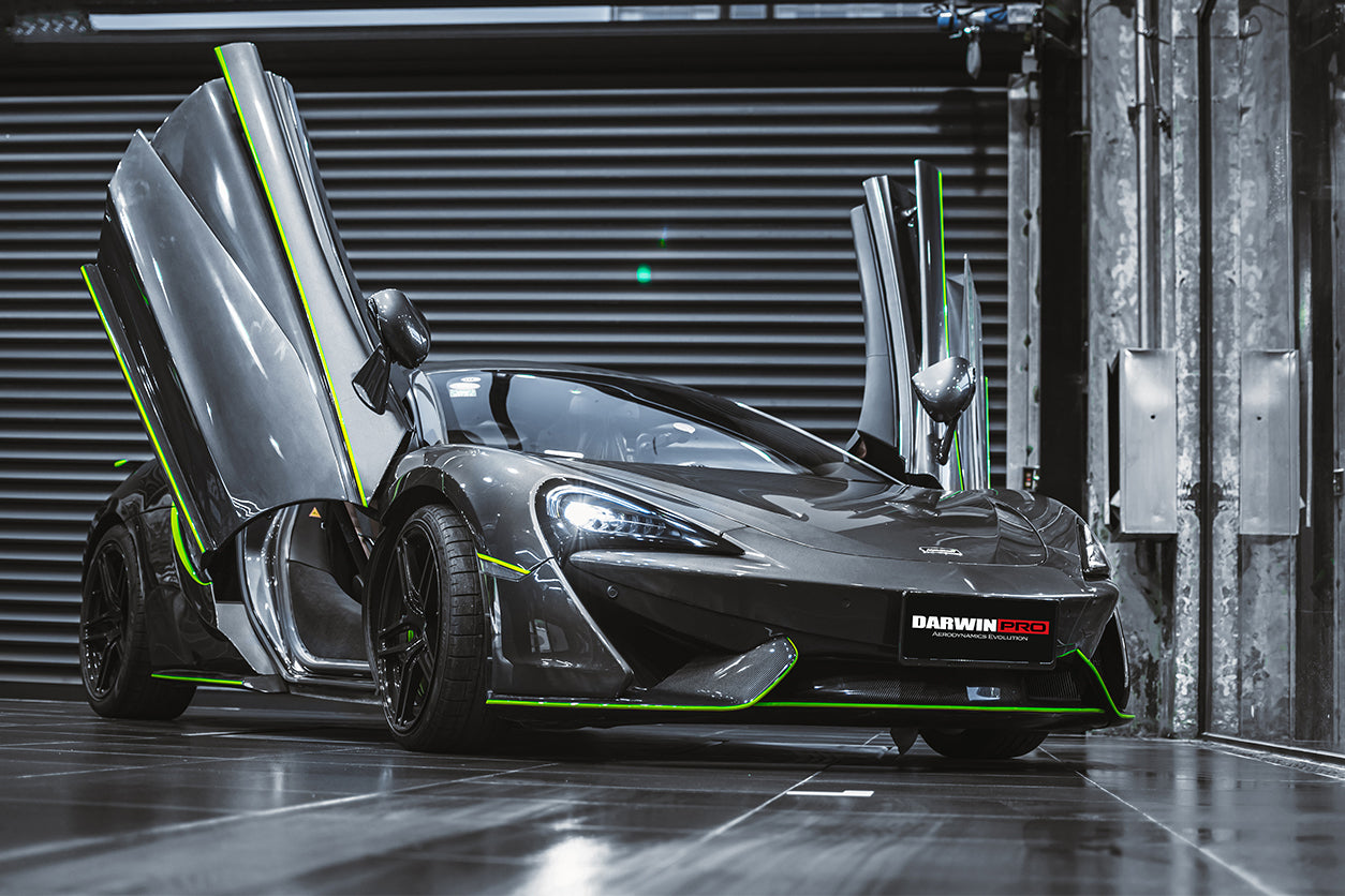 2015-2020 McLaren 540c/570s Front Bumper Side Splitter - DarwinPRO Aerodynamics