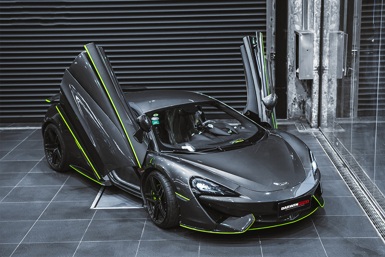 2015-2020 McLaren 540c/570s Front Bumper Side Splitter - DarwinPRO Aerodynamics