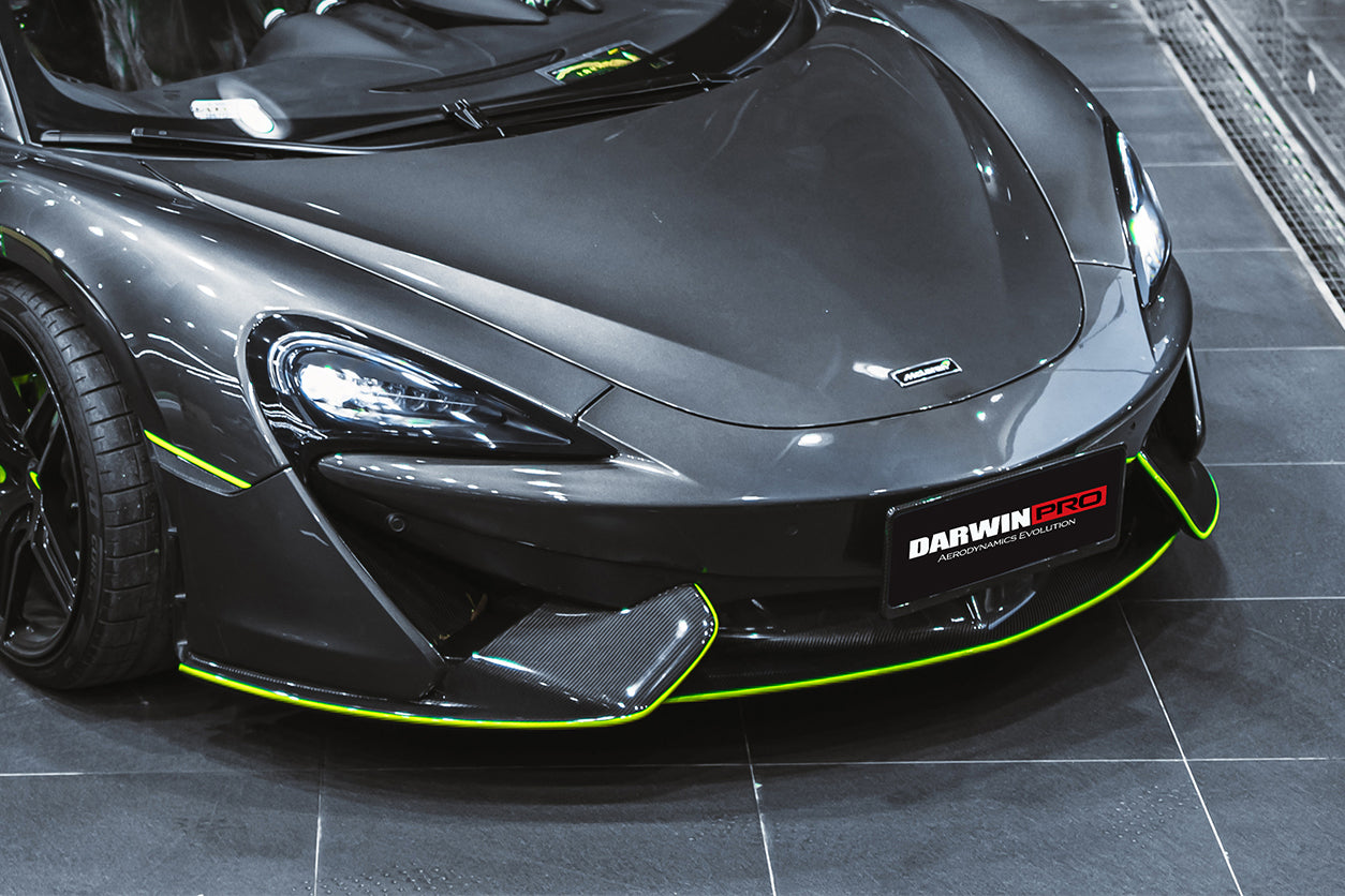 2015-2020 McLaren 540c/570s Front Bumper Side Splitter - DarwinPRO Aerodynamics