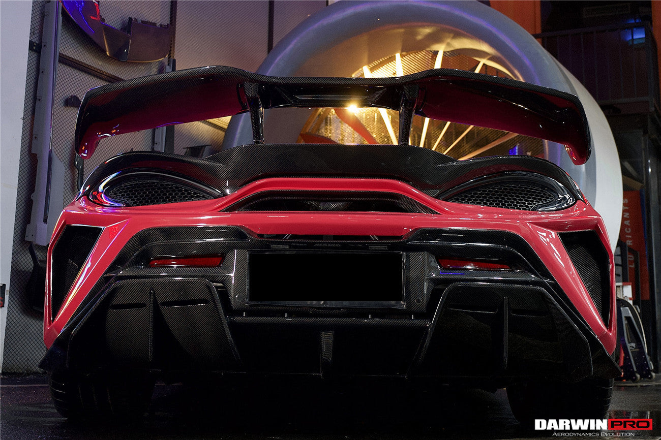 2015-2021 McLaren 540c/570s BKSS Style Rear Bumper and Wing and Engine Trunk and Exhaust - DarwinPRO Aerodynamics