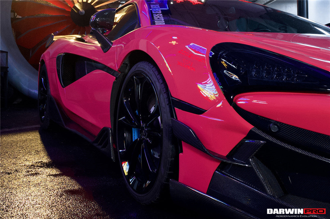 2015-2021 McLaren 600lt 540C 570S BKSS Style Cabon Fiber Side Skirts Under Board - DarwinPRO Aerodynamics