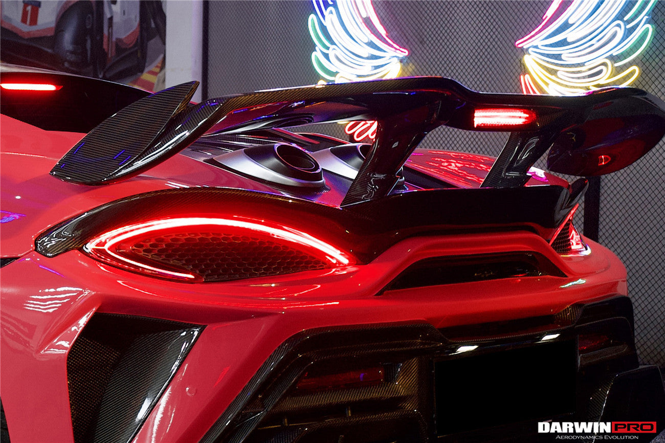 2018-2021 McLaren 600lt BKSS Style Carbon Fiber Trunk Spoiler - DarwinPRO Aerodynamics