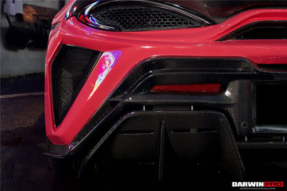 2018-2021 McLaren 600lt BKSS Style Partial Carbon Fiber Rear Bumper - DarwinPRO Aerodynamics