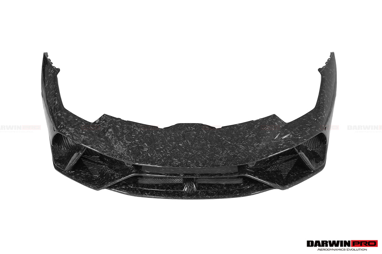 2015-2020 Lamborghini Huracan LP610/LP580/EVO Performante Style Partial Carbon Front Bumper - DarwinPRO Aerodynamics