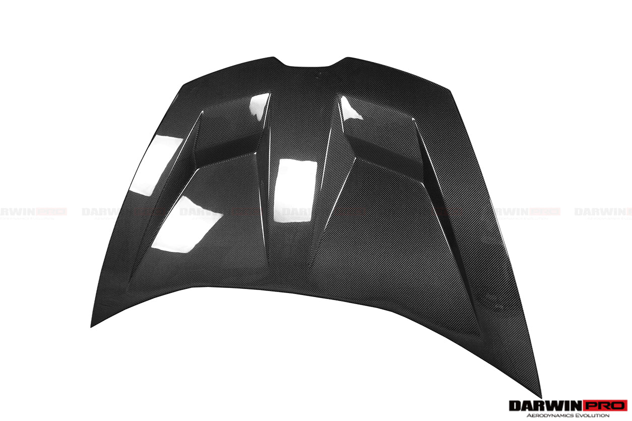 2015-2021 Lamborghini Huracan LP610/LP580/EVO BKSS Style Carbon Fiber Hood - DarwinPRO Aerodynamics