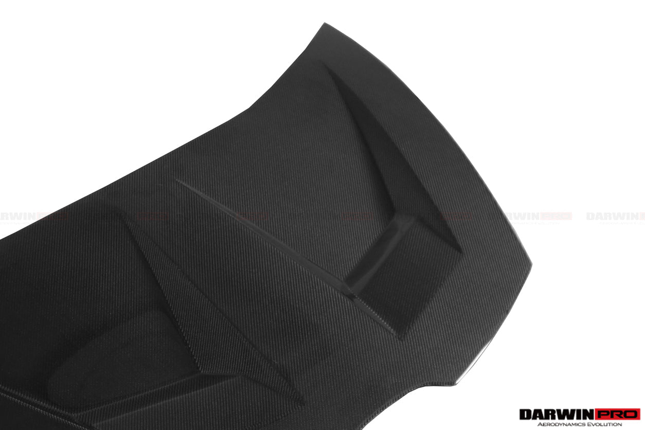 2015-2021 Lamborghini Huracan LP610/LP580/EVO BKSS Style Carbon Fiber Hood - DarwinPRO Aerodynamics